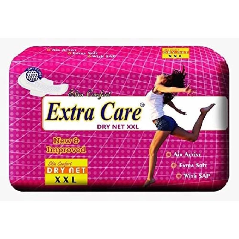 Extra Care Dry Net Sanitary Pads, 35 Pads-3.webp